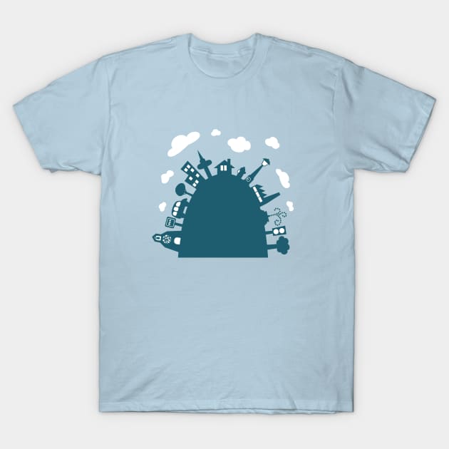 Mountain City T-Shirt by soniapascual